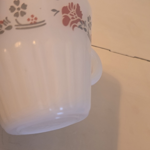 Vintage Termocrisa Mexico Opaque milk glass teacup and saucer Set - Picture 14 of 14